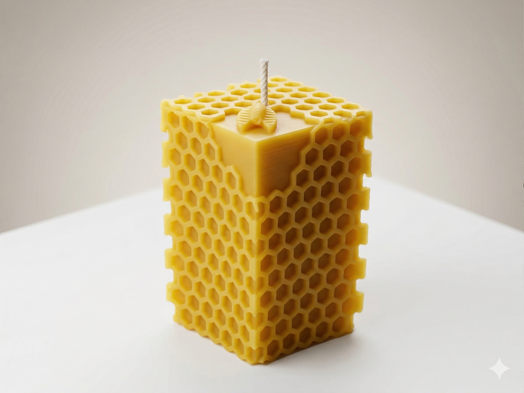 Bougies à la cire d'abeilles